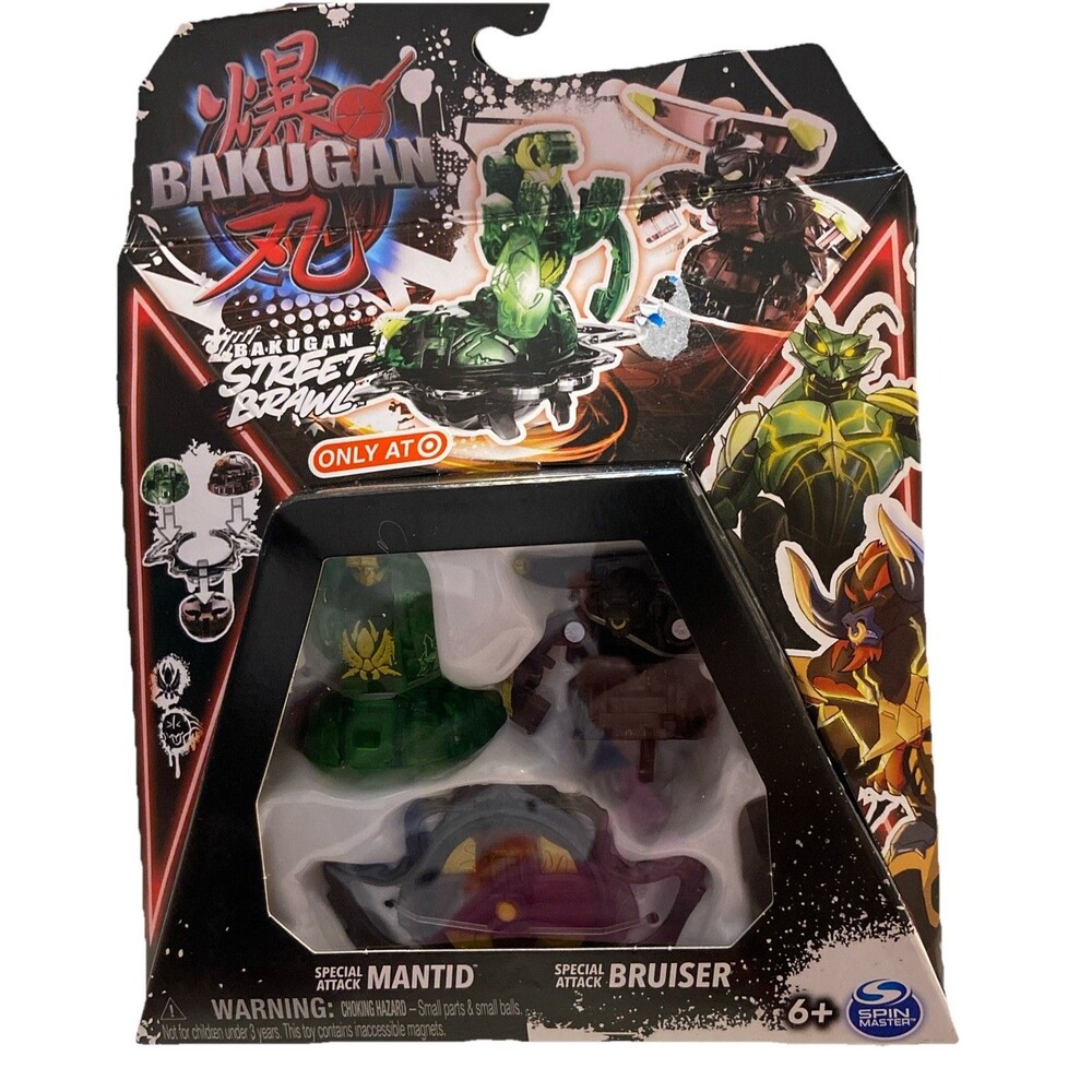 Bakugan Street Brawl Special Attack Mantid Special Attack Bruiser NIB Spins 6+